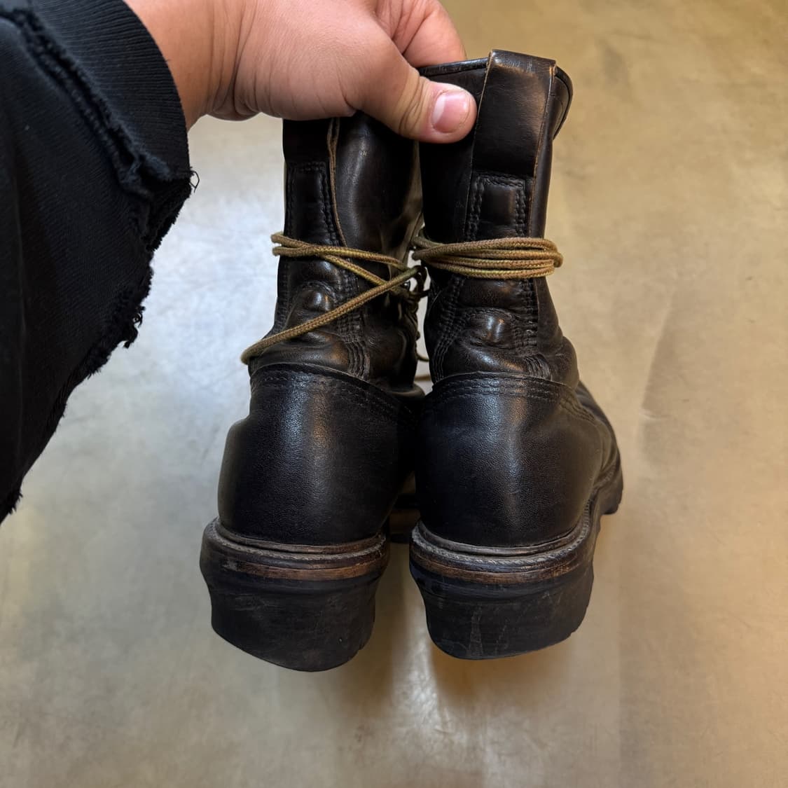 90s 레드윙 usa pt91 차심 스틸토 워커 부츠 상품이미지6