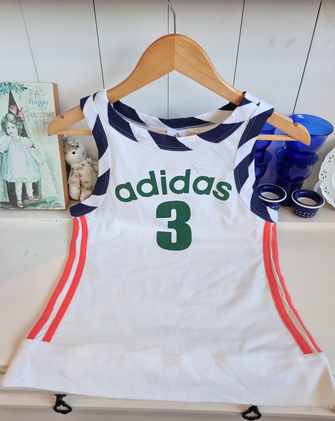 아디다스 민소매 티셔츠 화이트 3번 상품이미지4