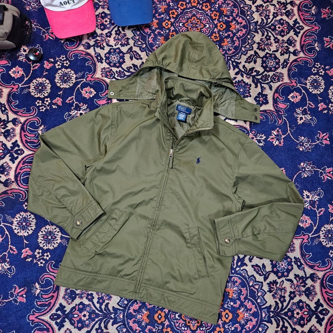 폴로랄프로렌 바람막이 올리브 블루종 자켓  상품이미지1