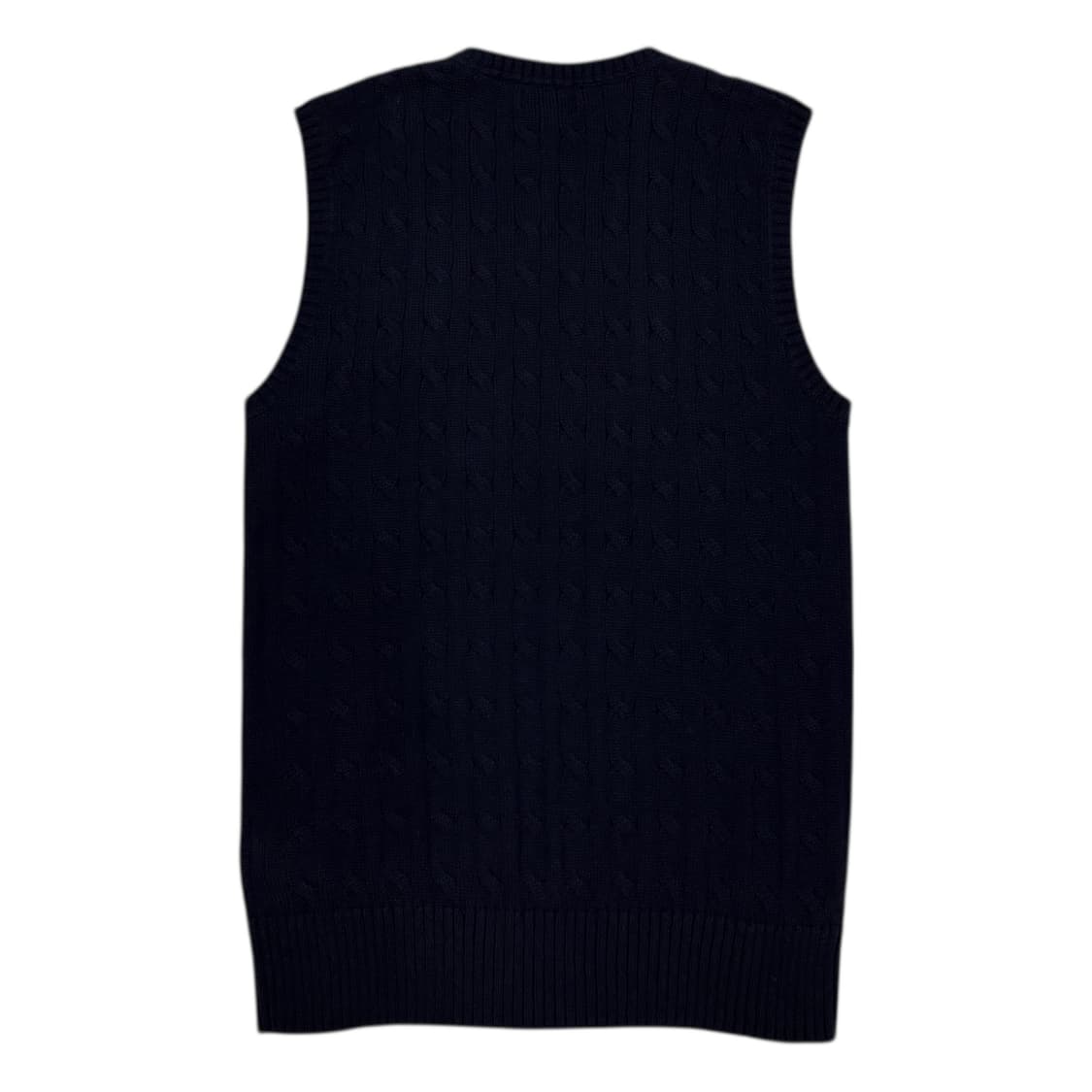 폴로 랄프로렌 케이블 니트 조끼 베스트 네이비 XL 상품이미지4