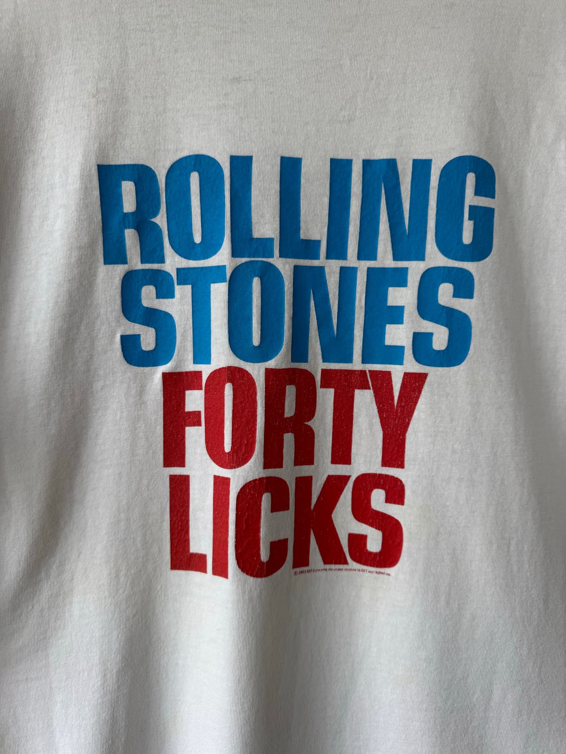 2002 Rolling Stones 티셔츠 상품이미지5
