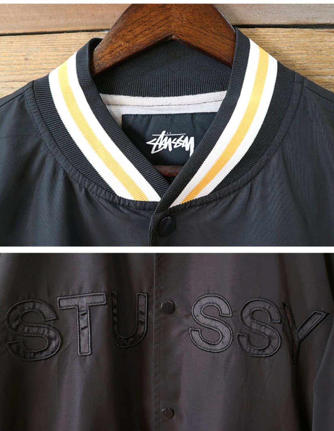 stussy 스투시  빅로고 바시티 자켓

최상 컨디션 상품이미지3