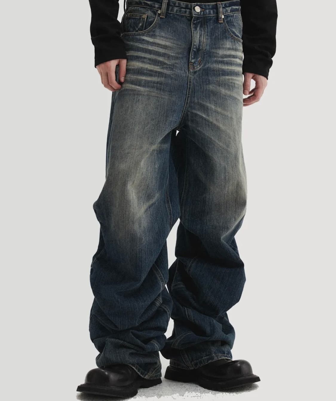 디엔에스알 오버랩 데님팬츠 M 상품이미지1