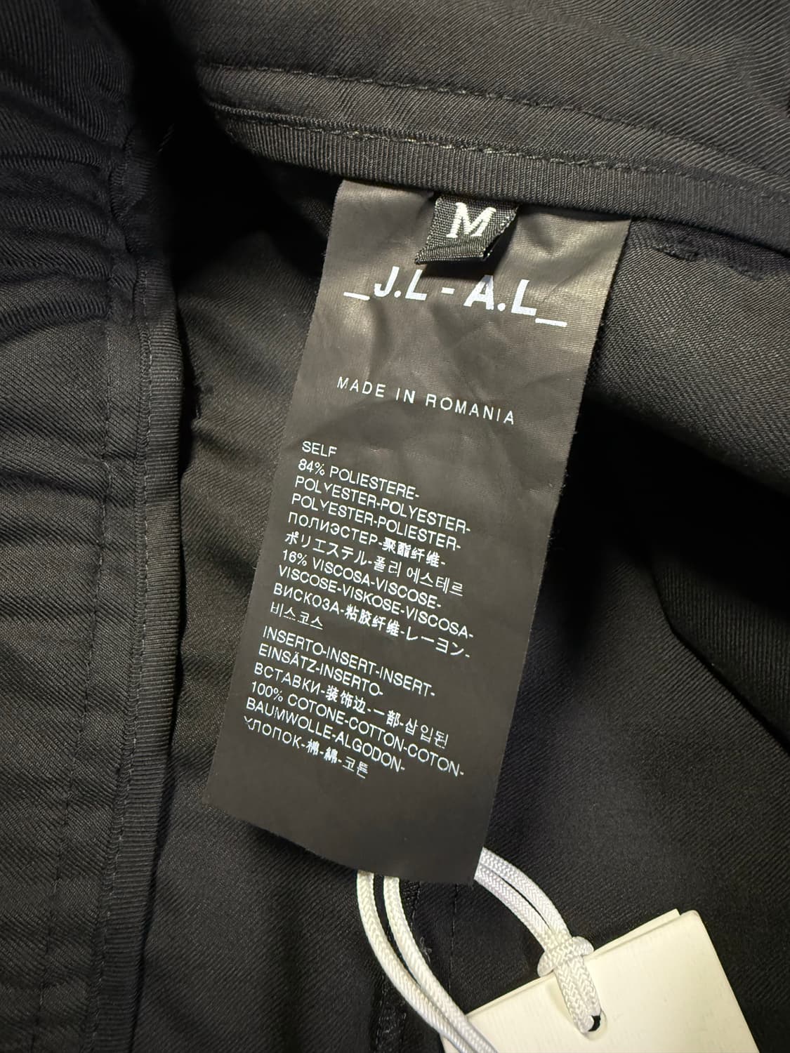 [M] _J.L-A.L_ Bellow 트라우저 블랙 jlal 상품이미지5