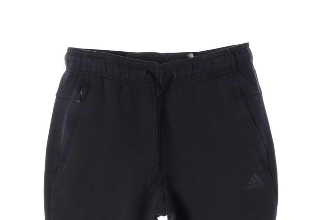 아디다스 블랙 로고 슬림 조거 팬츠 S 상품이미지3