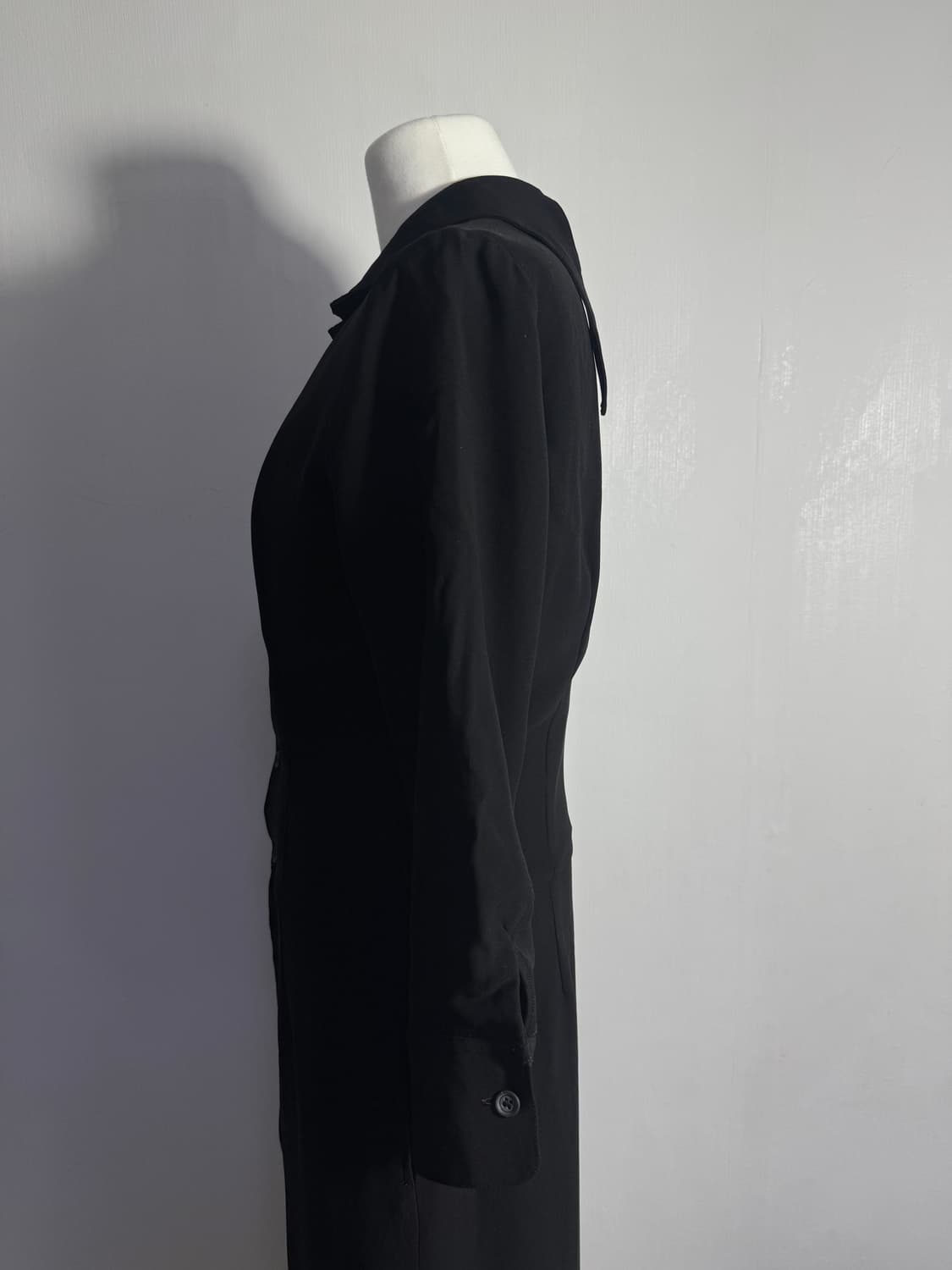 마사키 마츠시마 블랙 롱 드레스 미니멀 아방가르드 상품이미지5