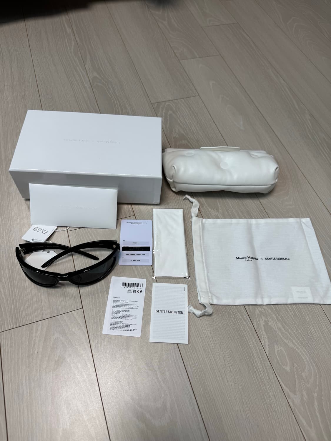 젠틀 몬스터 x 메종 마르지엘라 MM203 블랙 그레이 상품이미지8