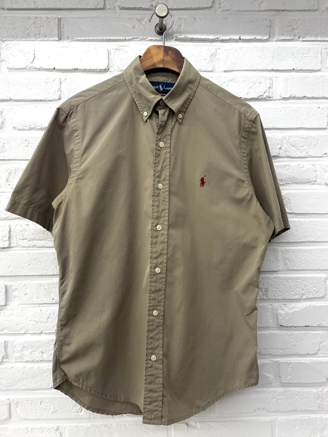 랄프로렌 베이지 클래식핏 반팔셔츠 상품이미지3