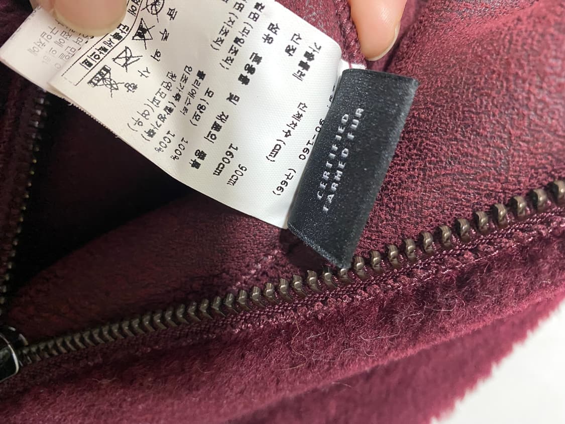 칼라거펠트 후드 양모 코트 20FW 상품이미지8