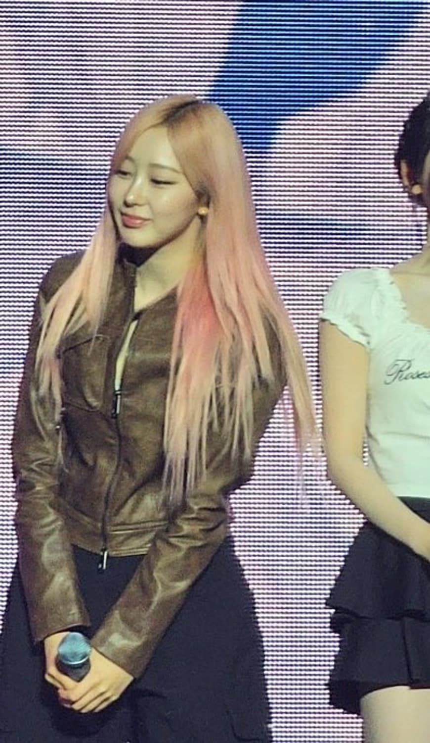 리임 크롭 레더 자켓 & 레이스업 레더 스커트 번트 브라운 상품이미지6