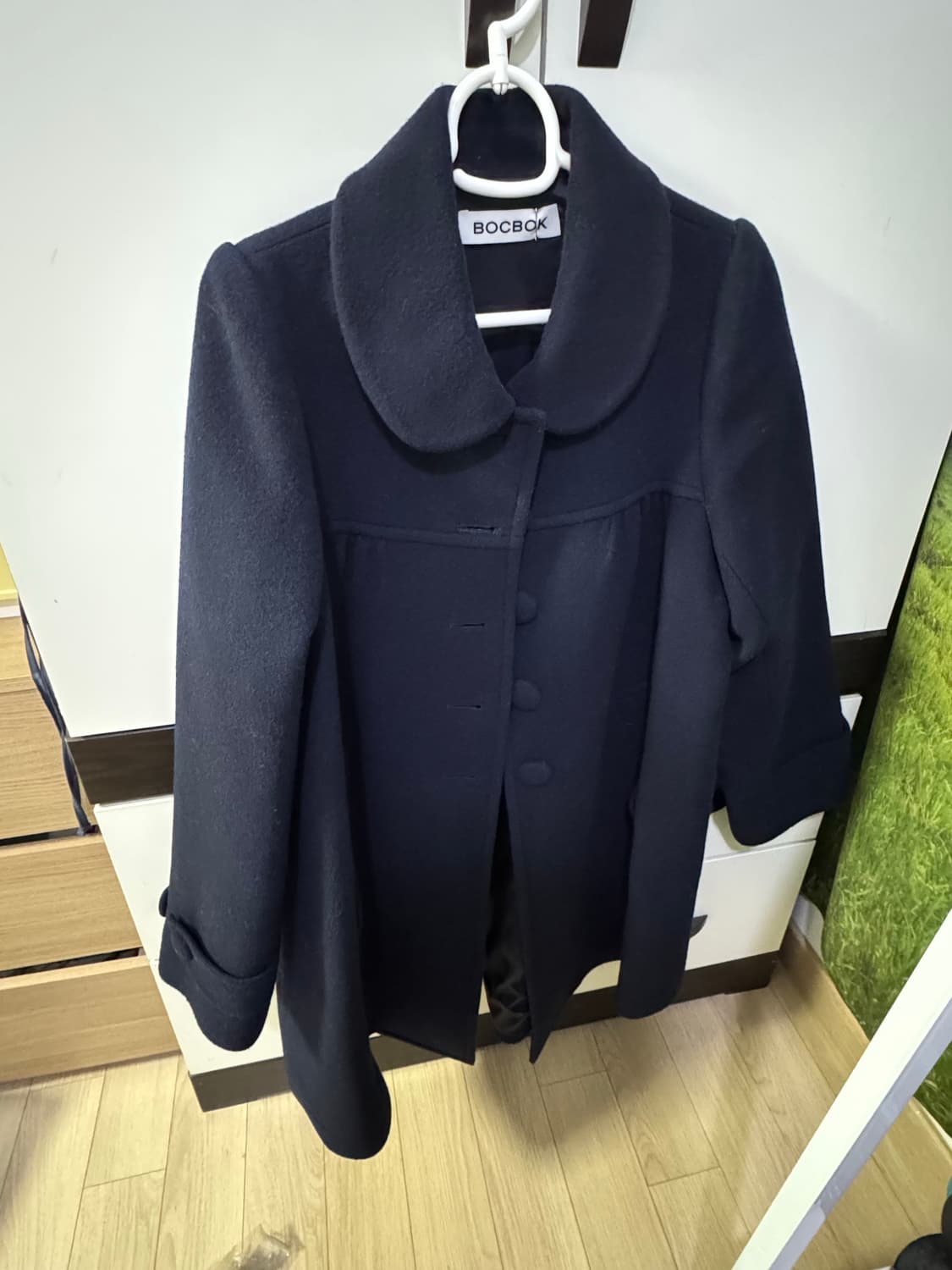 복복 걸 코트 네이비 상품이미지2