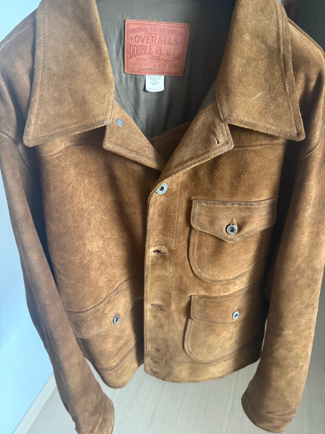 RRL 러프아웃 스웨이드L사이즈 상품이미지3