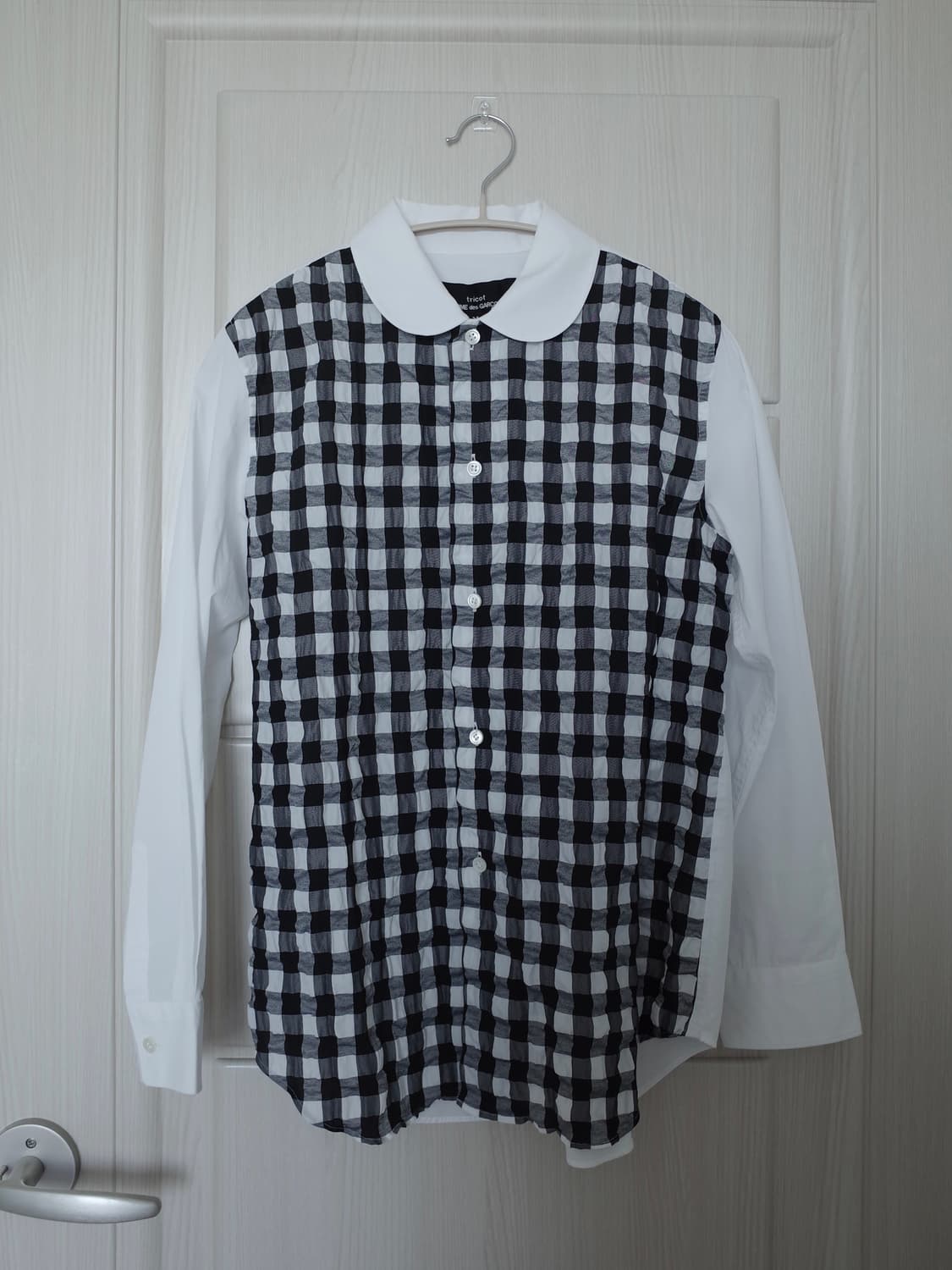 commedesgarcons tricot round check shirt 상품이미지1