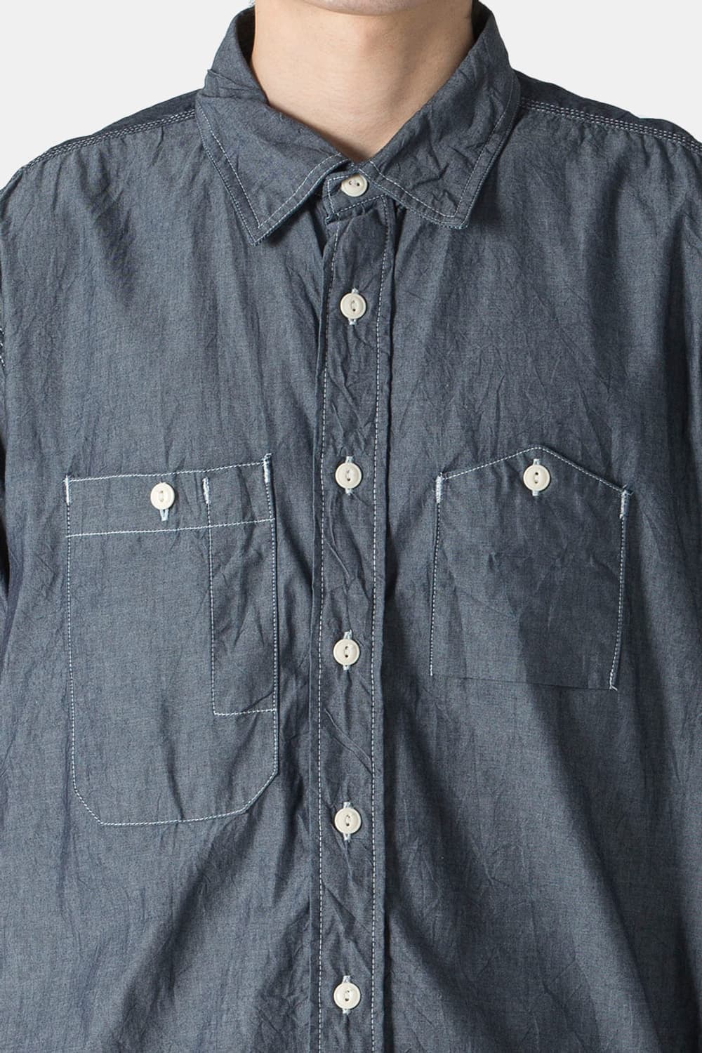 엔지니어드가먼츠 샴브레이셔츠 L 상품이미지2