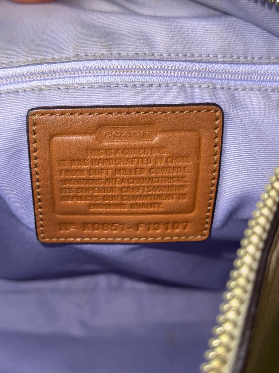 coach 코치 아이보리 가죽 꼬임스트랩 호보백 상품이미지7
