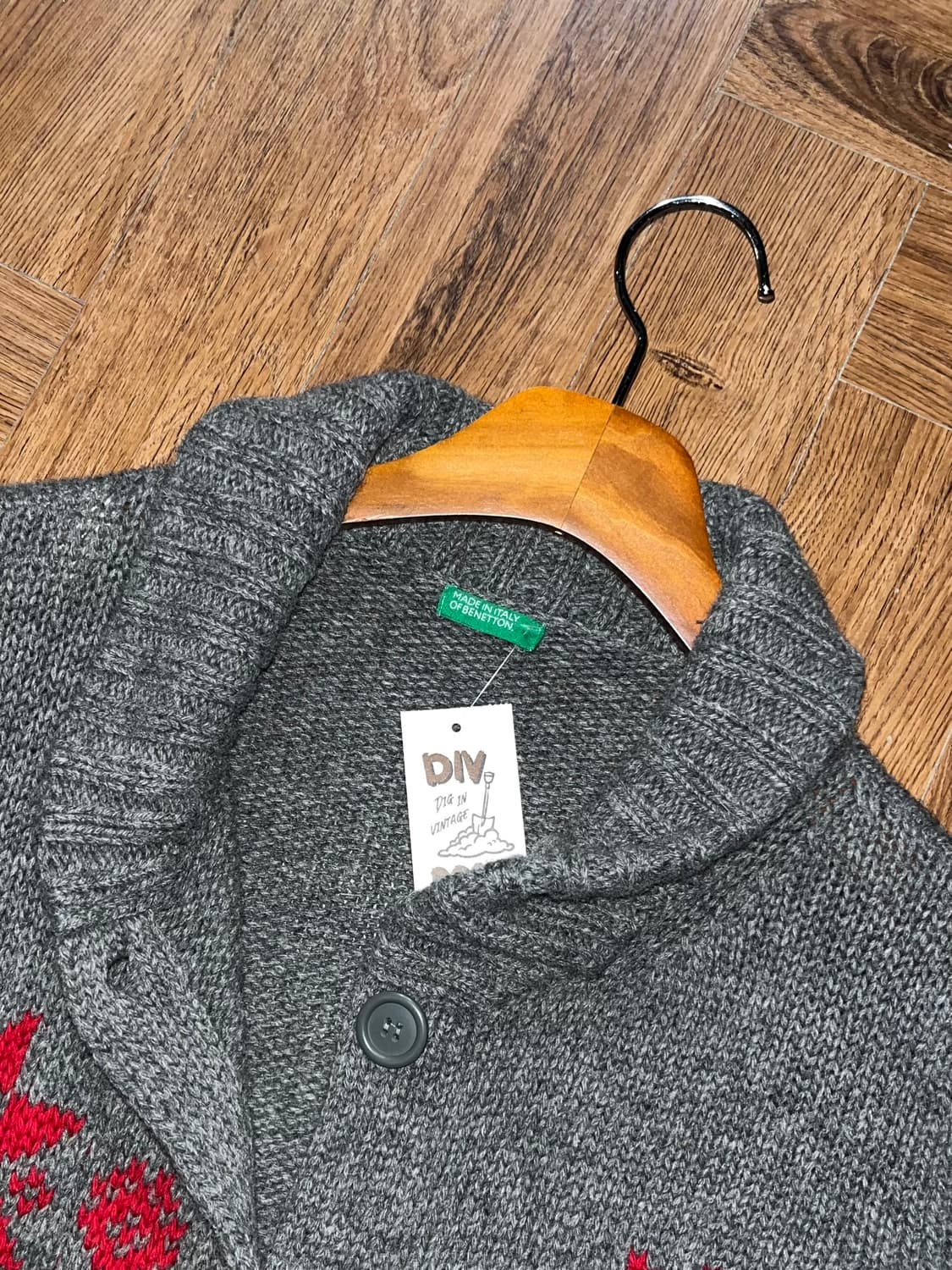 빈티지 모 니트 가디건 상품이미지6