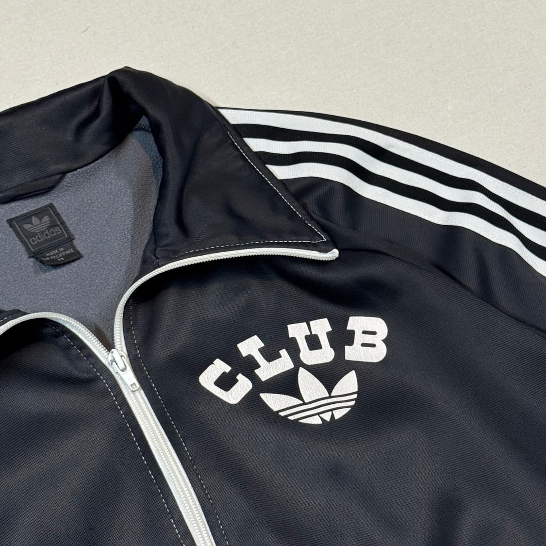 95) 아디다스 파이어버드 삼선 클럽 져지 트랙탑 집업 블랙 상품이미지3