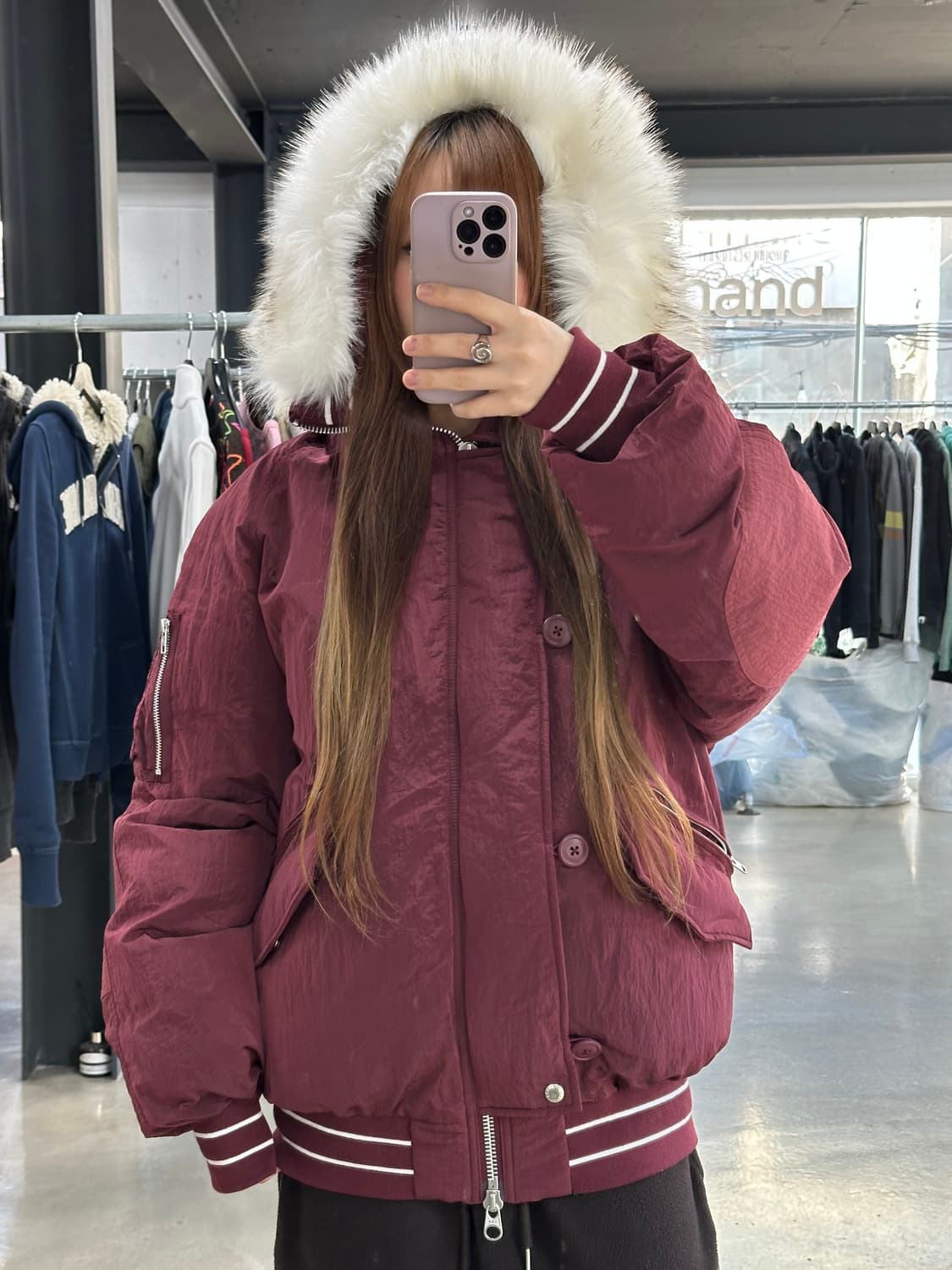 팔라스 P-2B 숏 퍼후드 파카 상품이미지3