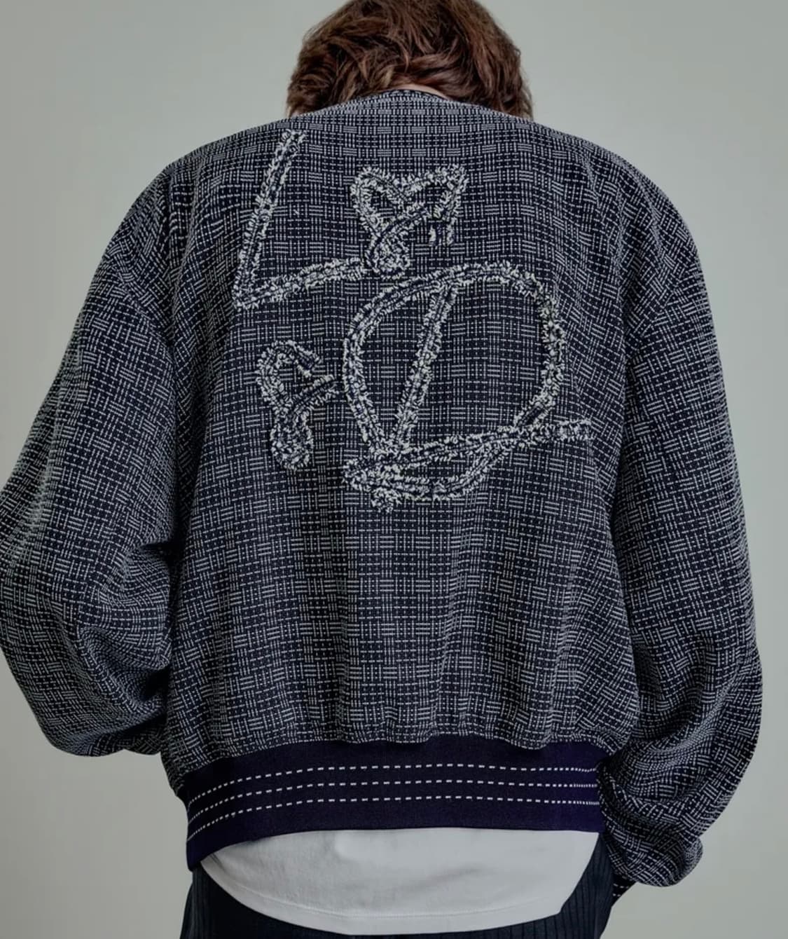 엘무드 아카사 트위드 봄버 자켓 48 상품이미지3