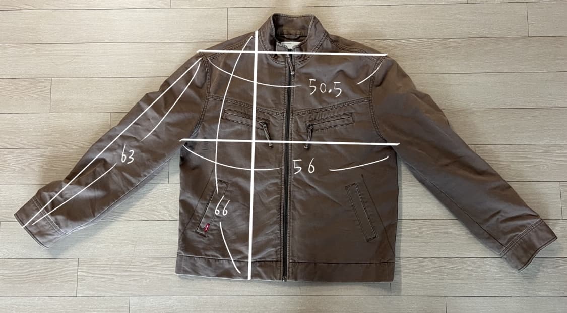 Levis 리바이스 워시드 코튼 워크 자켓 105 상품이미지3