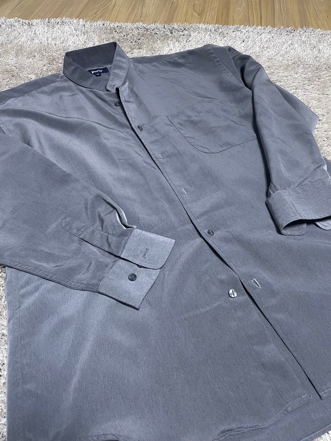 일본판 PARIS 차이나카라 셔츠 사이즈 105~110 상품이미지2