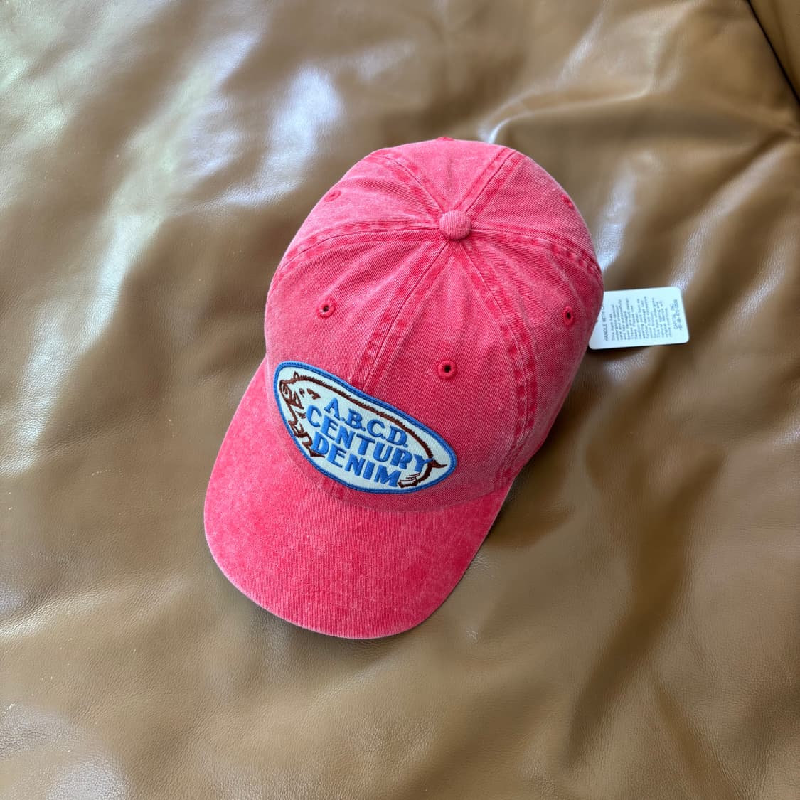 Kapital 캐피탈 오사카 한정 6패널 볼캡 모자 워시드 레드 상품이미지5