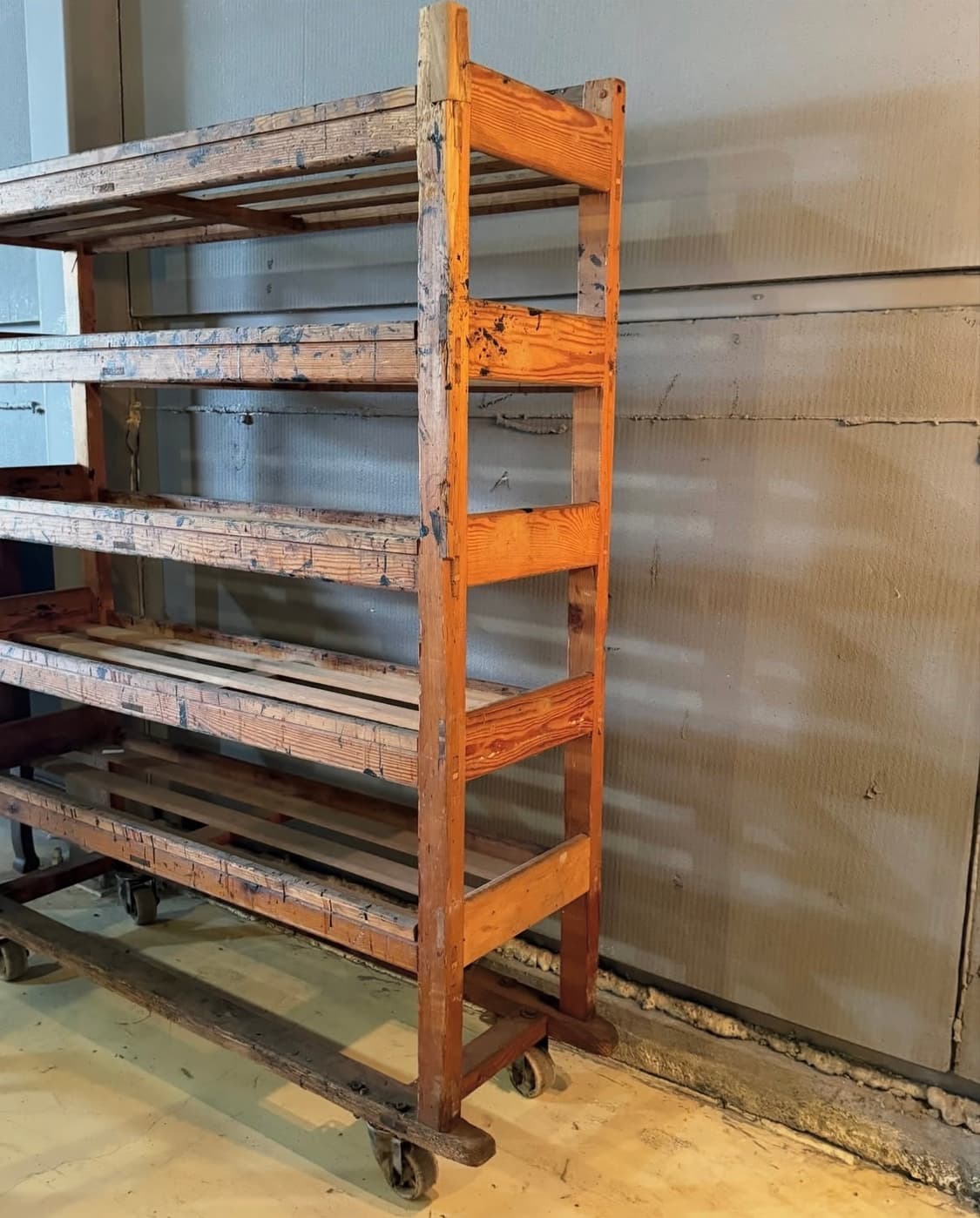 빈티지가구 빈티지 인더스트리얼 (공방/제빵소) 우든 드라잉 랙 상품이미지4