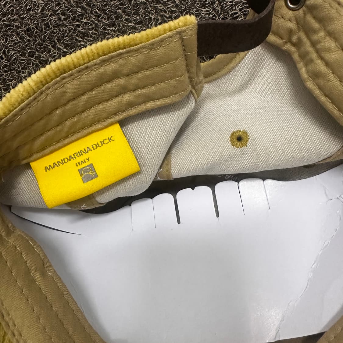 [새상품] 만다리나덕 코듀로이 볼캡 모자 상품이미지3