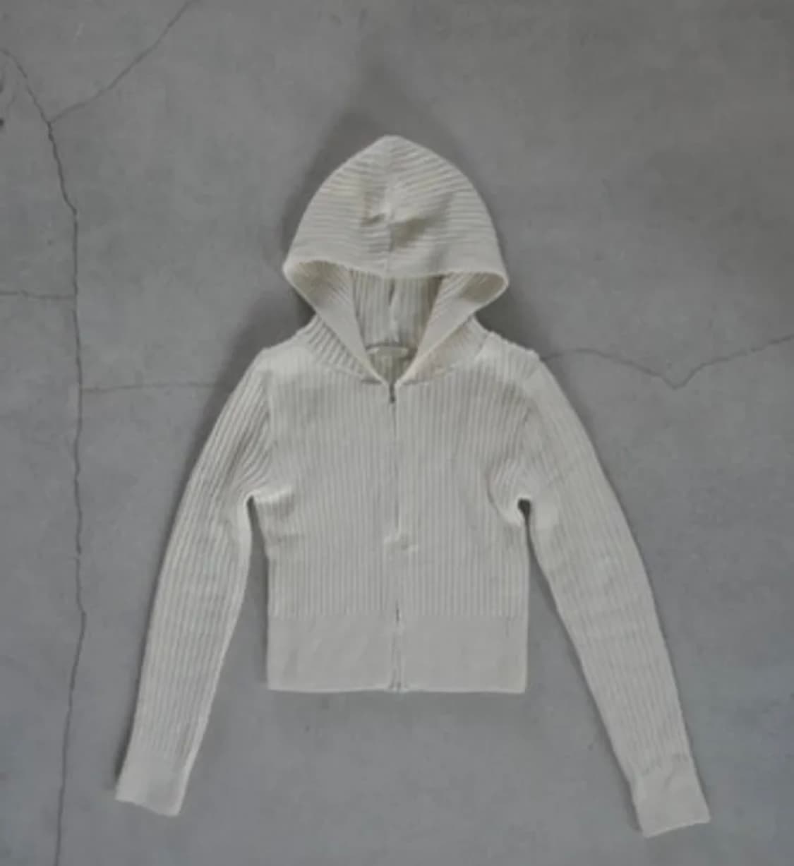 디에이디 니트 후드집업 상품이미지1