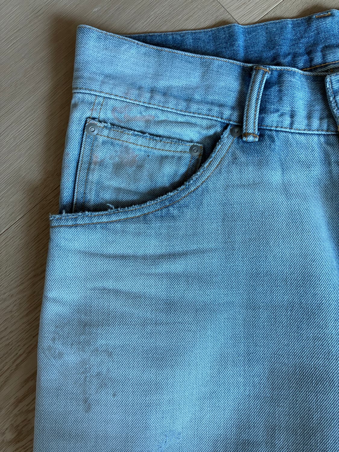 안셀름 연청 데님  상품이미지4