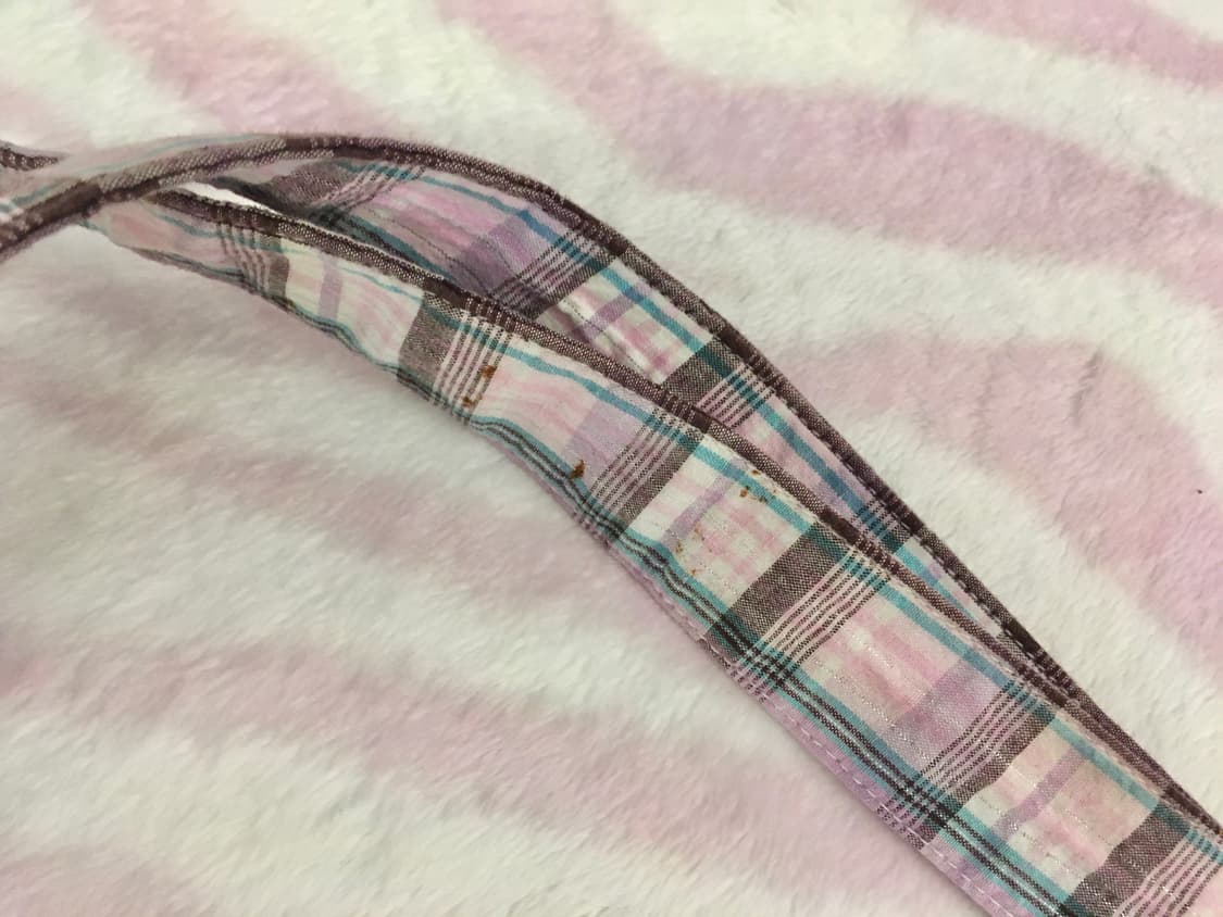 헤이세이 보부상 포켓 숄더백 라떼갸루 모리걸 보라 타탄체크 갸루 상품이미지10