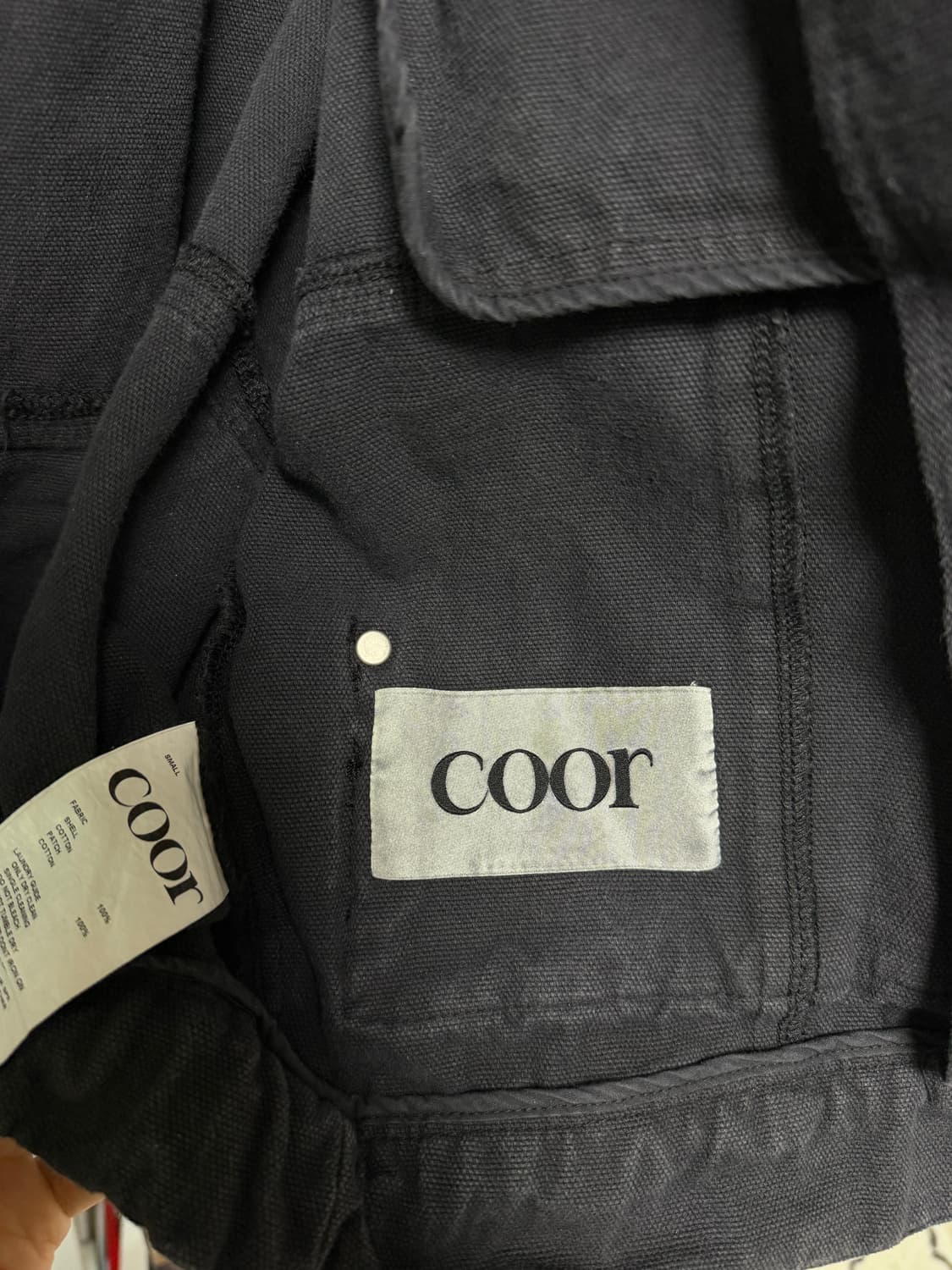 쿠어 코튼 자켓 S 상품이미지2