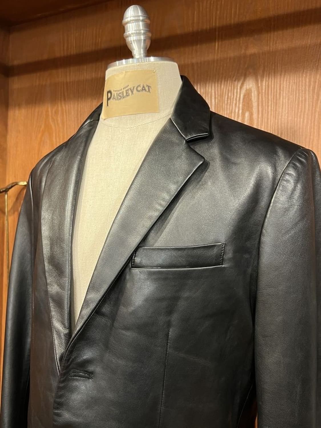 루포 카우하이드 레더 자켓 상품이미지2