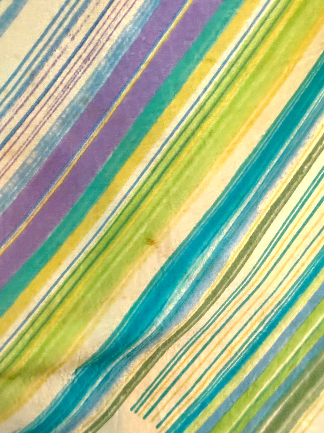 빈티지 에스닉 그린 스트라이프 스카프 상품이미지10