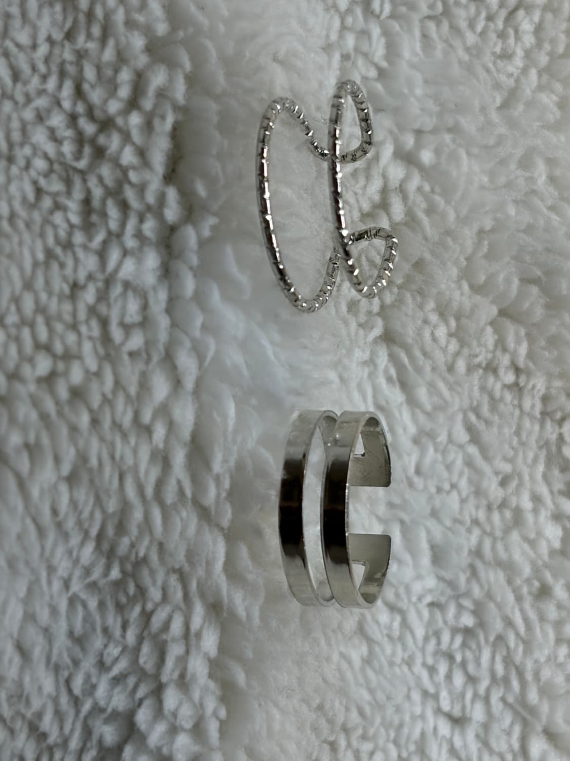 은 도금 반지 빈티지링 레이어드링  상품이미지3