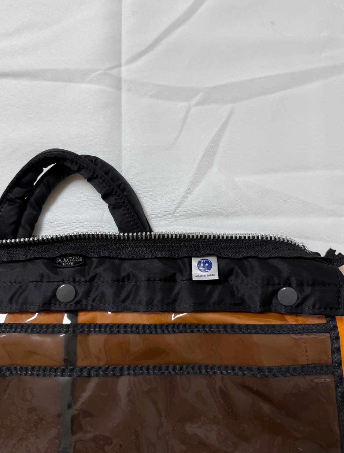 (초미품) PORTER 포터 탱커 숏 헬멧백 L 블랙 서류가방 상품이미지10