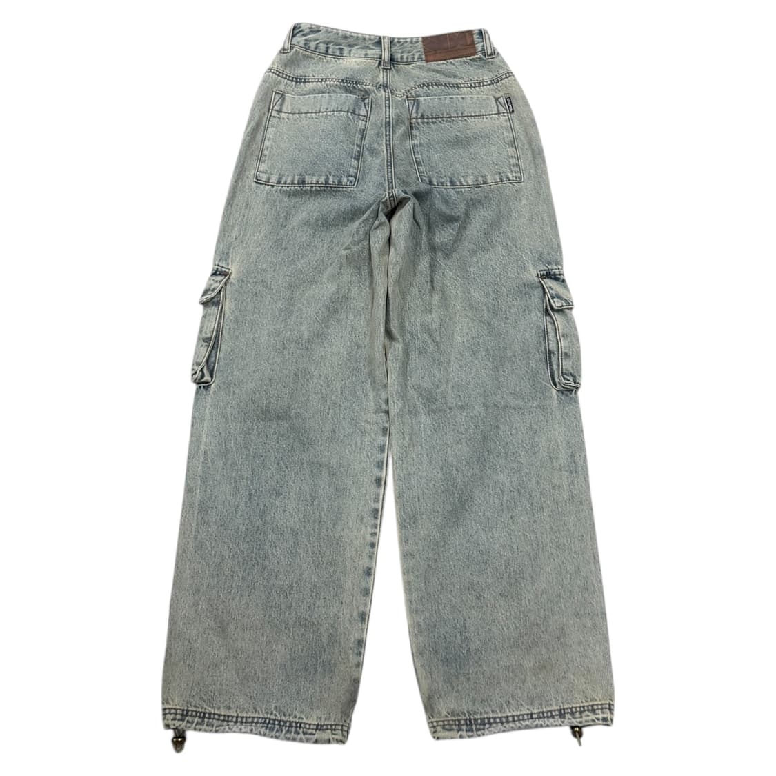 스컬프터 빈티지 데님 카고 스트링 팬츠 XS 상품이미지2