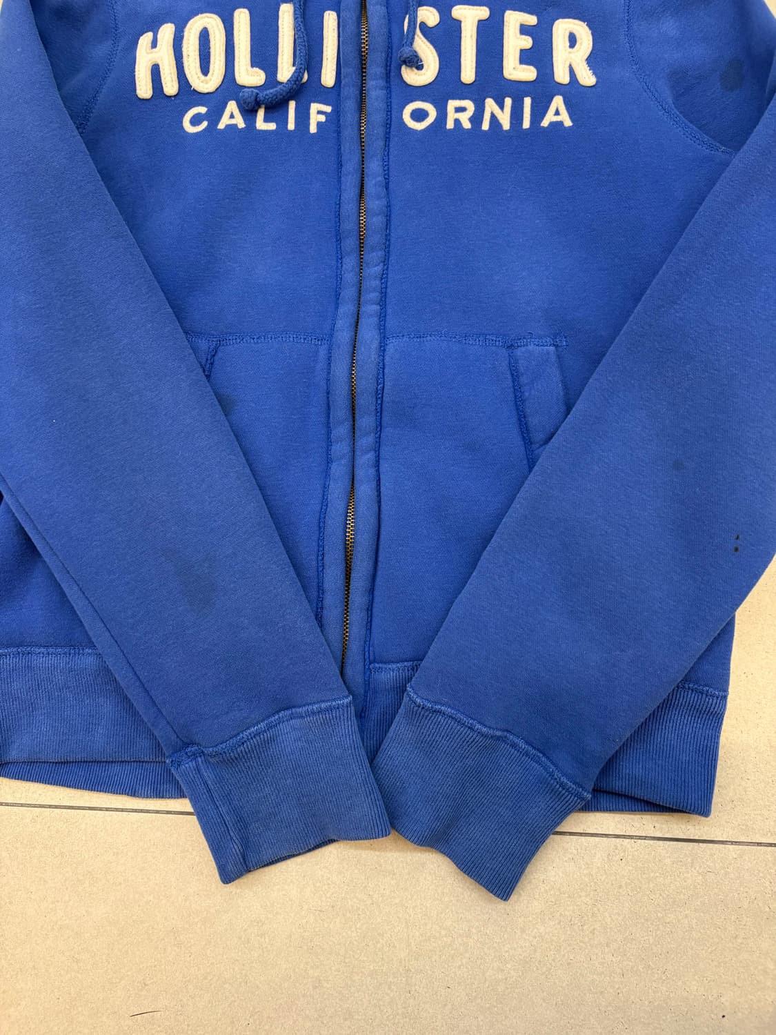 홀리스터 후드집업 블루  상품이미지4