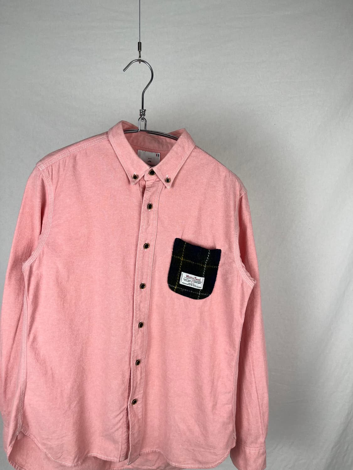 Harris Tweed 핑크 컬러 셔츠  상품이미지2