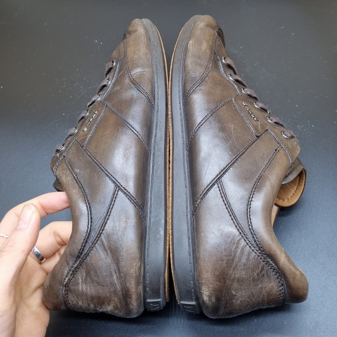 발리 남성가죽스니커즈 eu8 270 상품이미지5