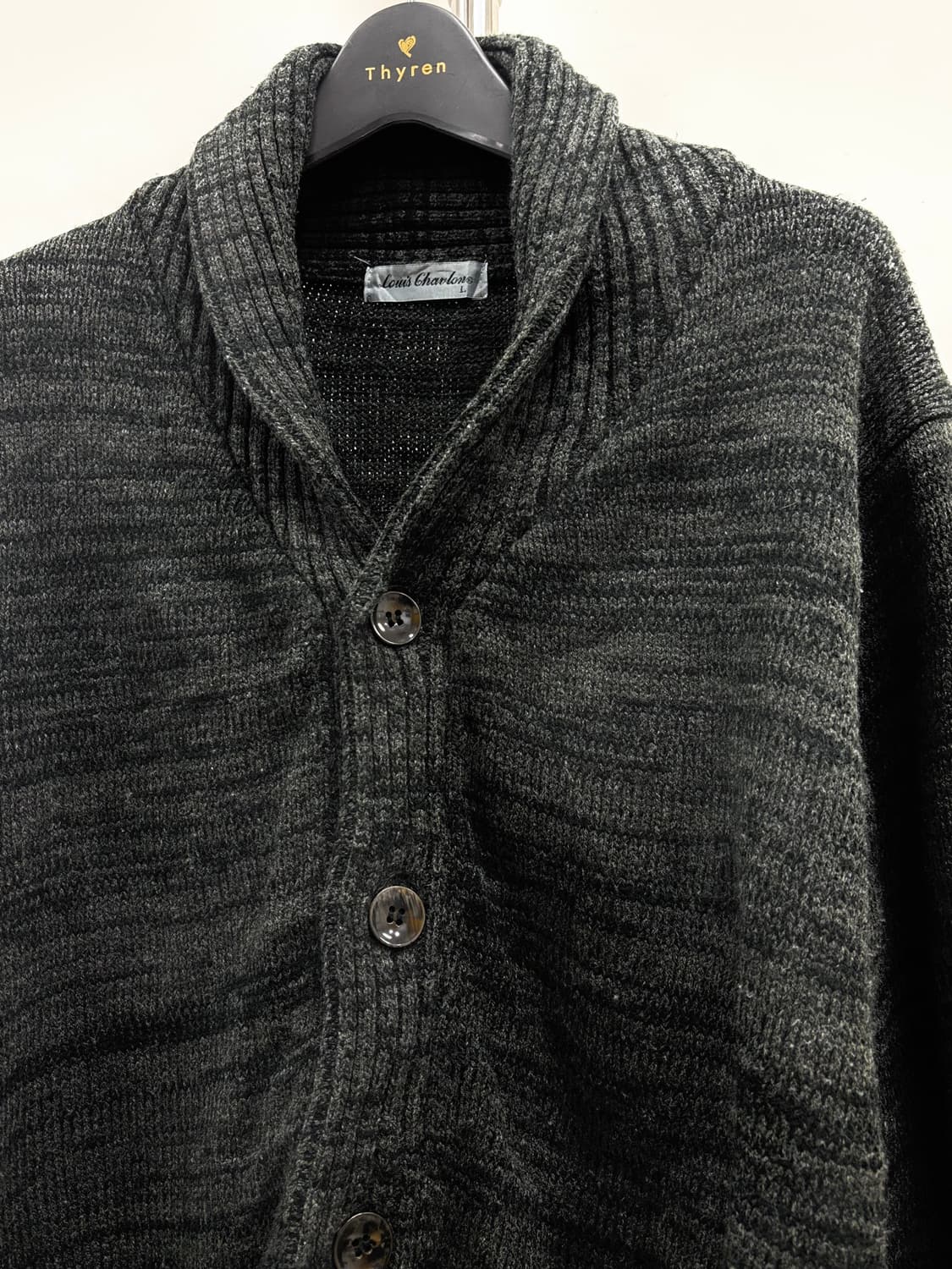 빈티지 차콜 가디건 상품이미지7