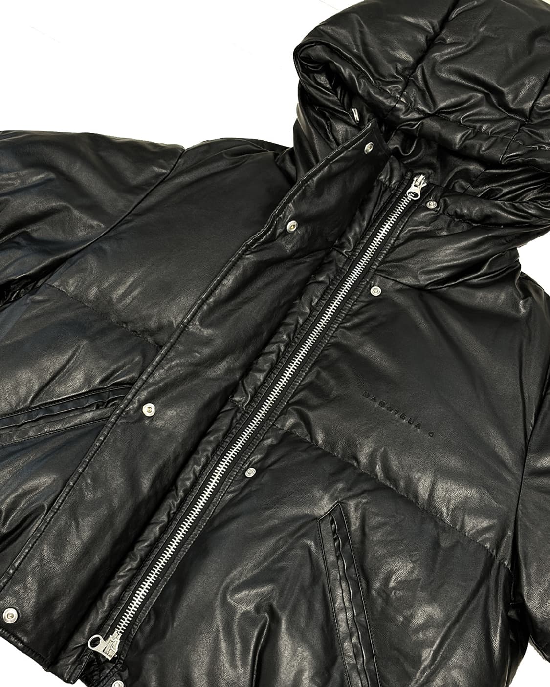 메종 마르지엘라 폭스 레더 패딩 상품이미지4