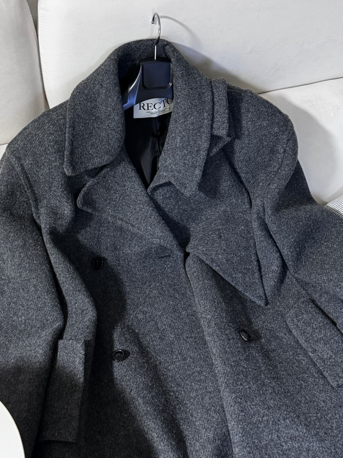 렉토 24FW 쿠세 핸드메이드 코트 1 상품이미지1