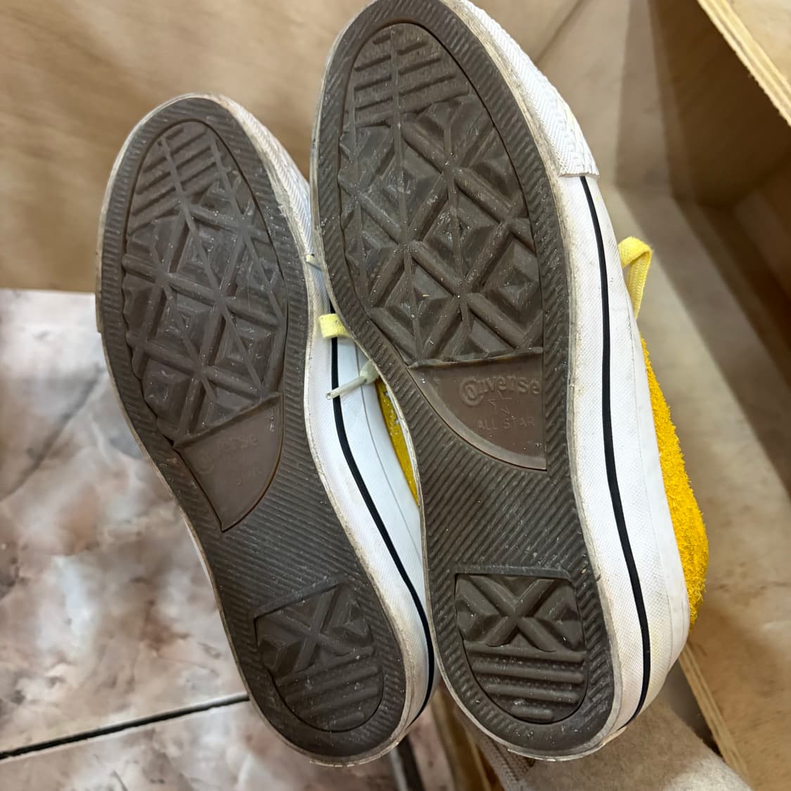 컨버스 원스타 로우 스웨이드 옐로우 225 상품이미지7