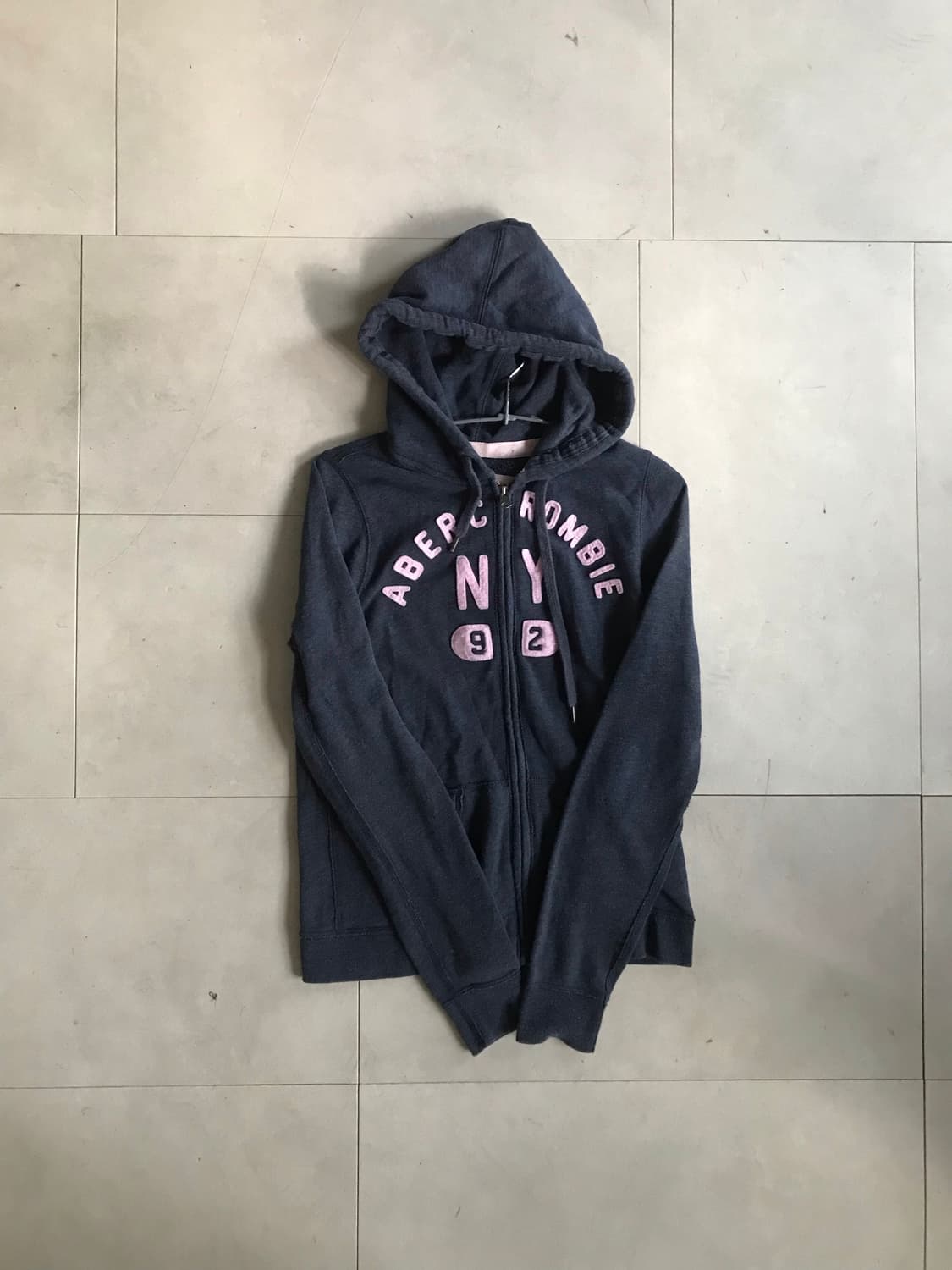 아베크롬비 네이비 핑크 후드집업 상품이미지6