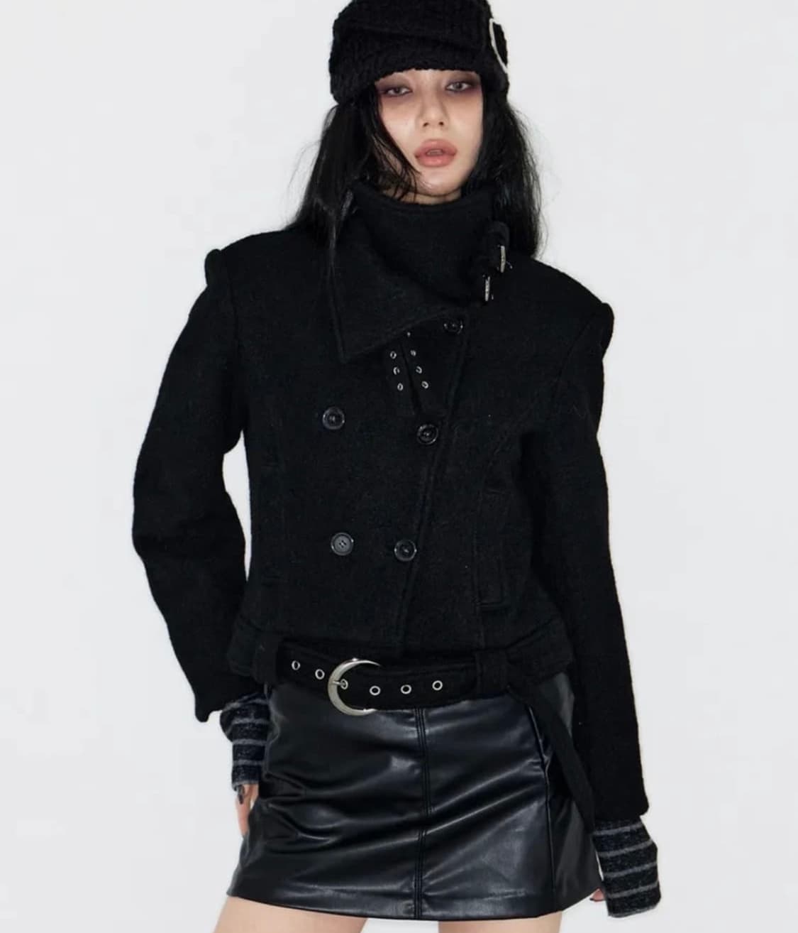 낫노잉 더블하이넥코트 양도 상품이미지1