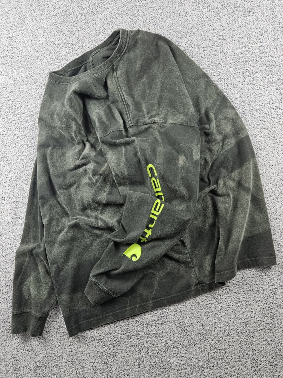 칼하트 다잉 워시드 커스텀 프린팅 롱슬리브 ( XL ) / 10587 상품이미지3