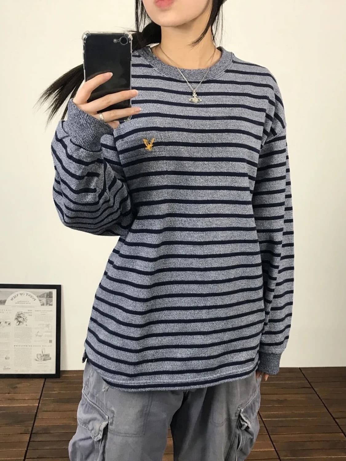 Lyle Scott Stripe Sweatshirt 상품이미지3