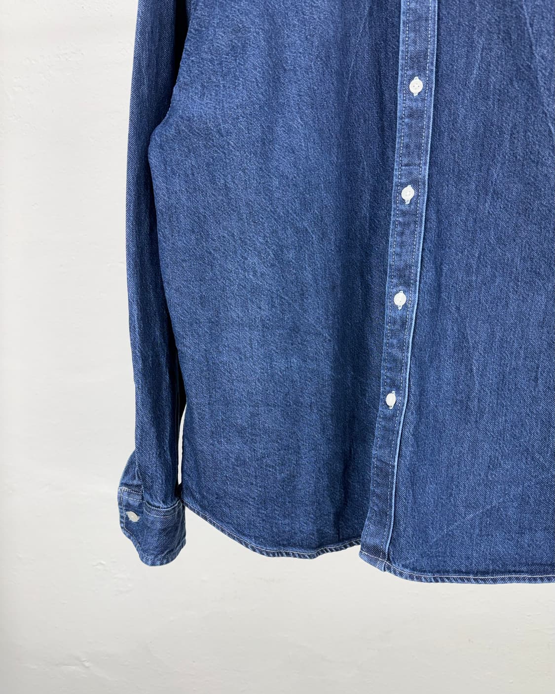 슈프림 25fw 스몰 박스 셔츠 린스드 데님 상품이미지4