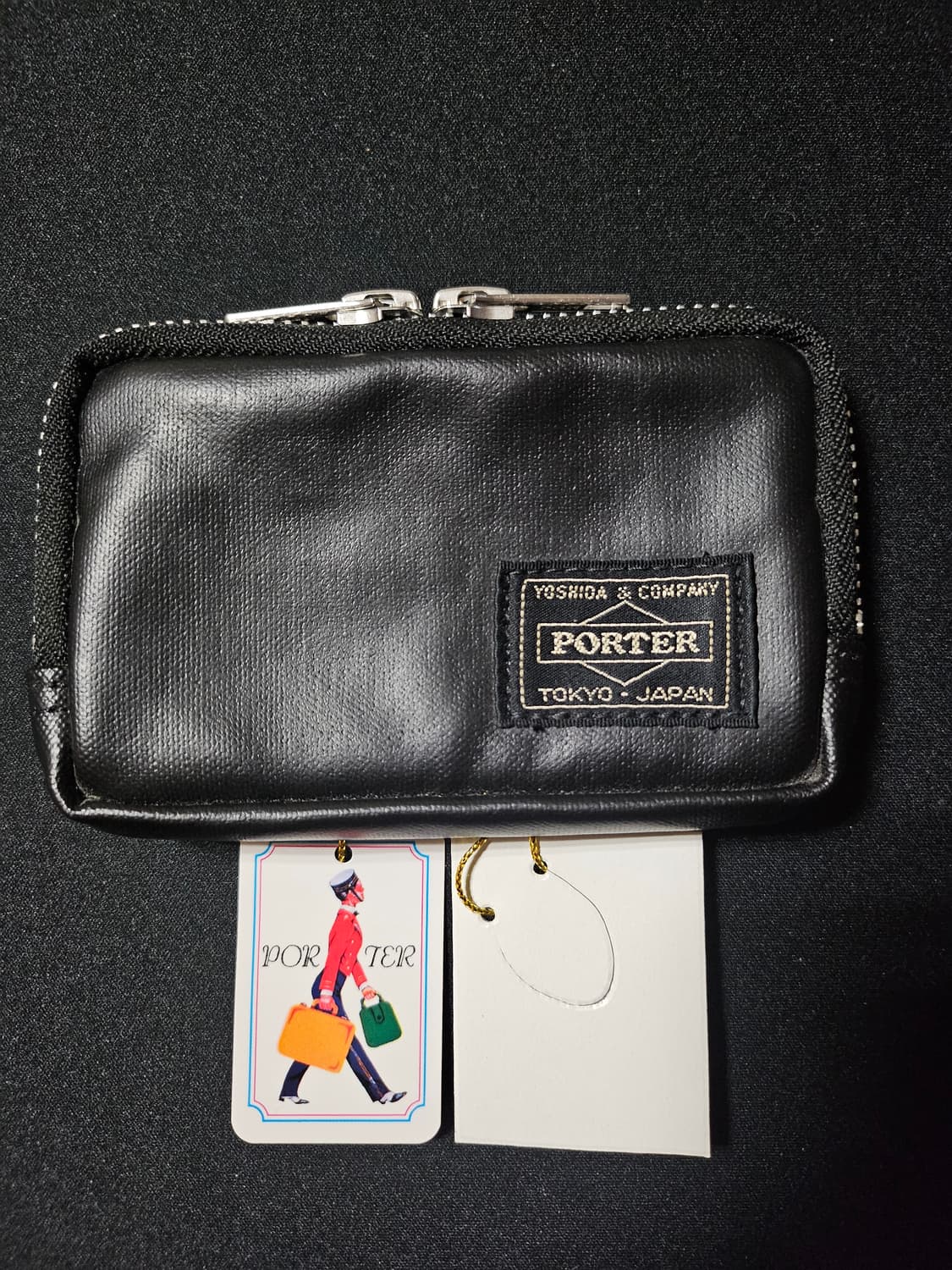 포터 멀티스타일 멀티 코인 케이스 블랙 상품이미지1